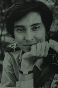 Aminta Granera en 1996, cuando estaba por asumir la jefatura de Tránsito Nacional.