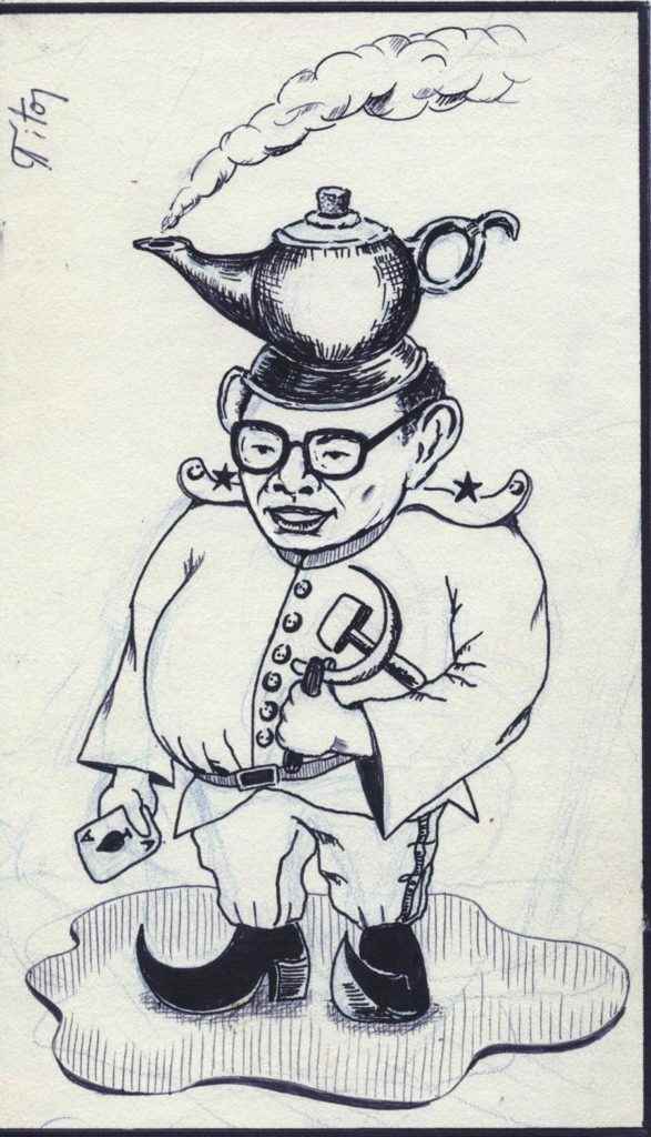 Esta fue la caricatura que se publicó debajo de la denuncia de Joaquín Mejía.
