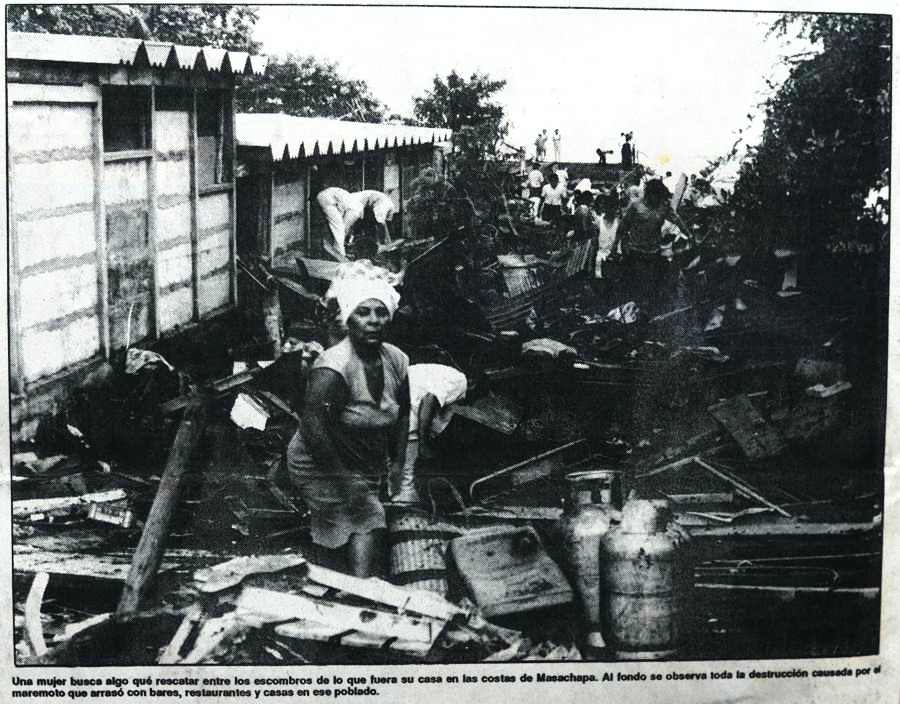 maremoto 1992, El Tránsito, Nicaragua, Tsunami, Pacífico