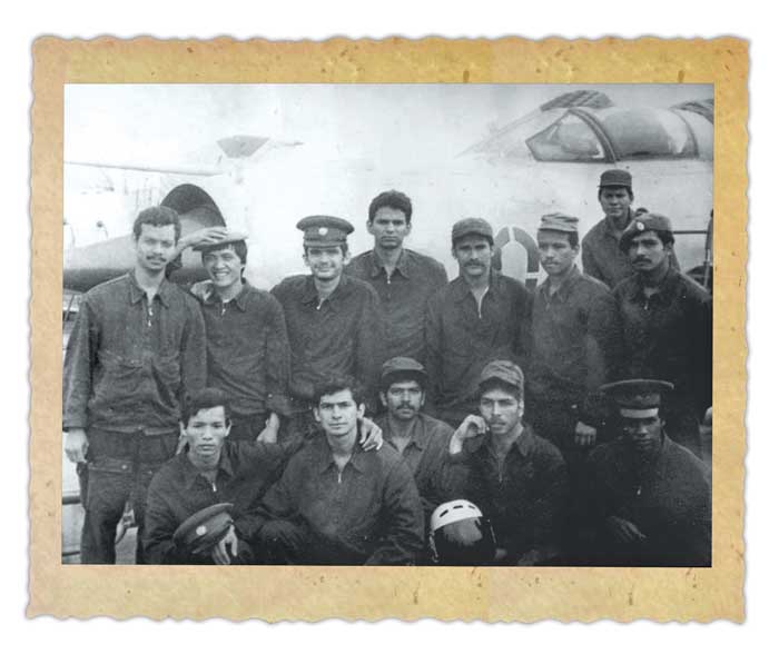 En mayo de 1980 salió el primer contingente de militares nicaragüenses a prepararse para pilotos de combate