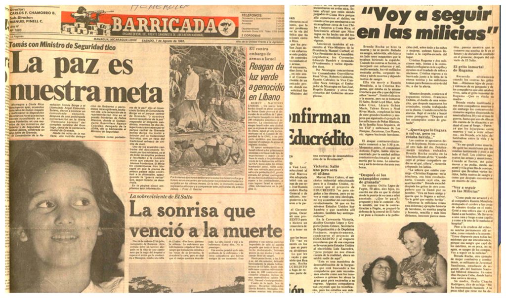 Brenda Rocha fue bautizada popularmente como "la sonrisa de Nicaragua".