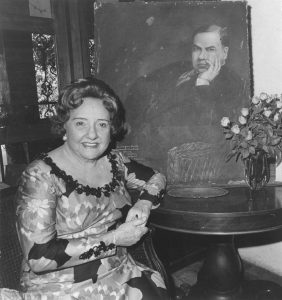 Margarita Debayle Sacasa, hija del “Sabio” Debayle, a quien Darío le dedicaría el famoso poema. Foto Cortesía IHNCA.