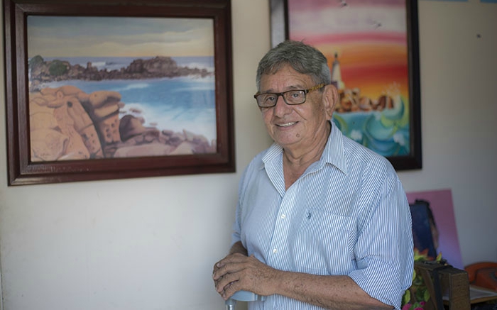 En su niñez, Wilfredo Luna vivió una temporada en la casona de El Cardón. Foto Oscar Navarrete.