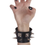Black nails and bracelet