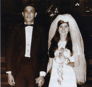 La boda de Adán Torres y Marina Moncada, hace 40 años. 