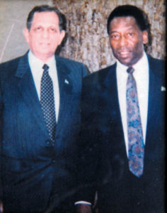 A Pelé lo conoció en Río de Janeiro en una de tantas actividades deportivas.